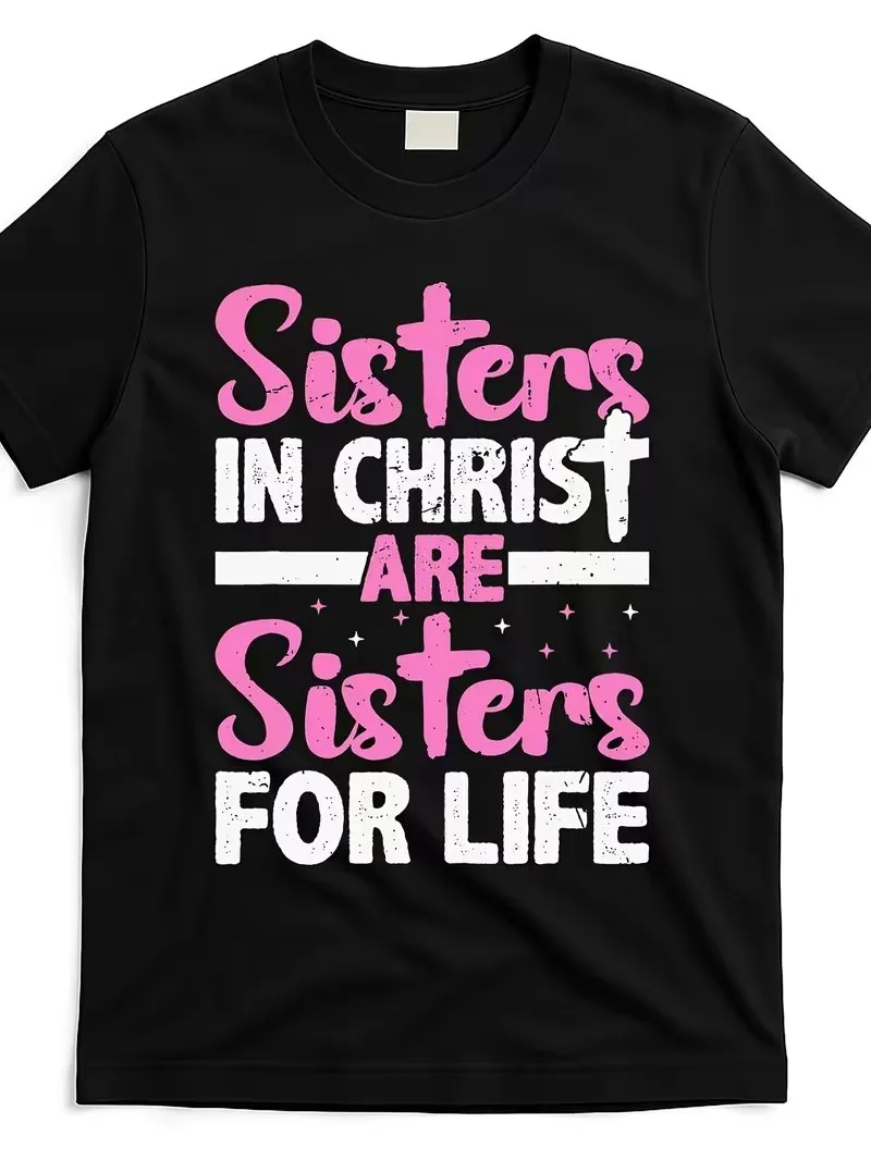 Sisters in Christ Forever Faithful Holy Christian T-Shirt
Sisters in Christ Forever Faithful Holy Christian T-Shirt