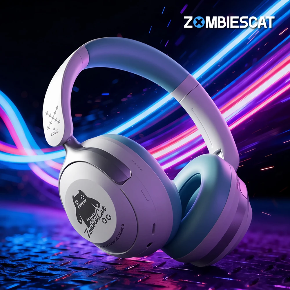 Zombies Cat S10 ANC Wireless Bluetooth Headphones -45dB Active Noise Cancellation Headset Immersive Deep Bass Over-ear Earphones
Zombies Cat S10 ANC Wireless Bluetooth Headphones -45dB Active Noise Cancellation Headset Immersive Deep Bass Over-ear Earphones