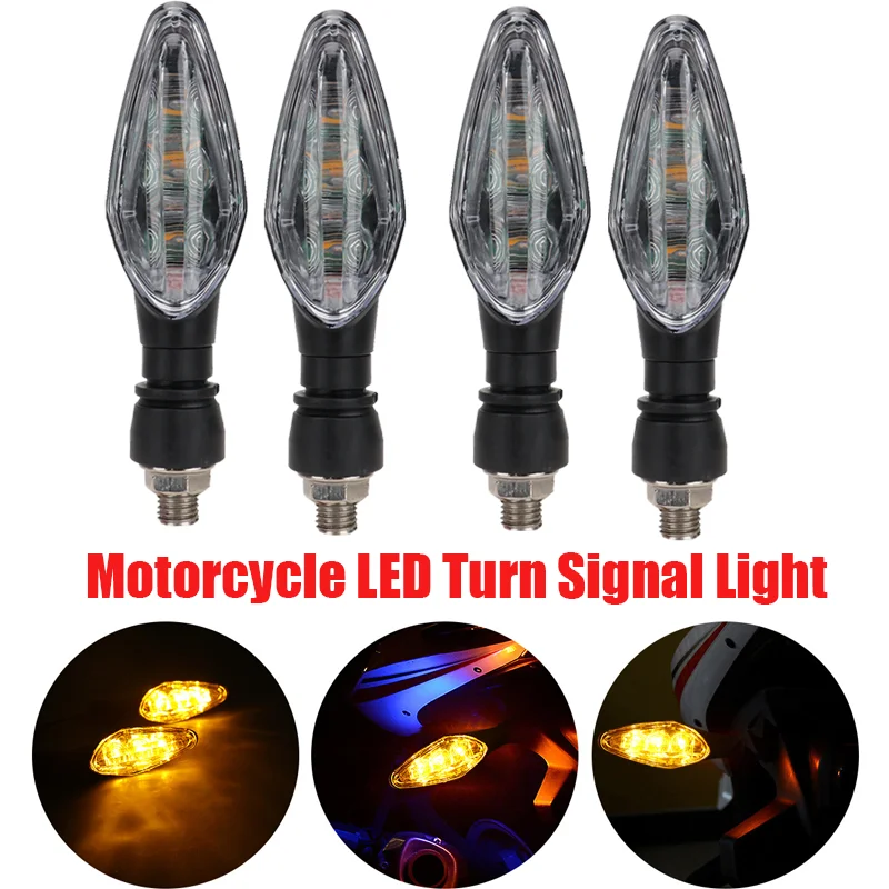 4Pcs Motorcycle LED Turn Signal Light 3 LED Flashers Waterproof Amber Blinker Indicator Lamp 12v Motorbike Front Rear Tail Lamp
4Pcs Motorcycle LED Turn Signal Light 3 LED Flashers Waterproof Amber Blinker Indicator Lamp 12v Motorbike Front Rear Tail Lamp