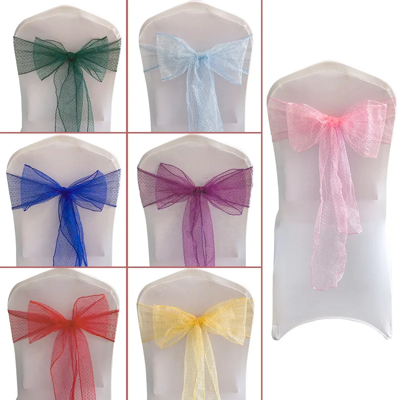 10pc Solid Color Glass Yarn Jacquard Bow High Density Lock Edge Wedding Hotel Decoration Bow Home Chair Decoration
10pc Solid Color Glass Yarn Jacquard Bow High Density Lock Edge Wedding Hotel Decoration Bow Home Chair Decoration