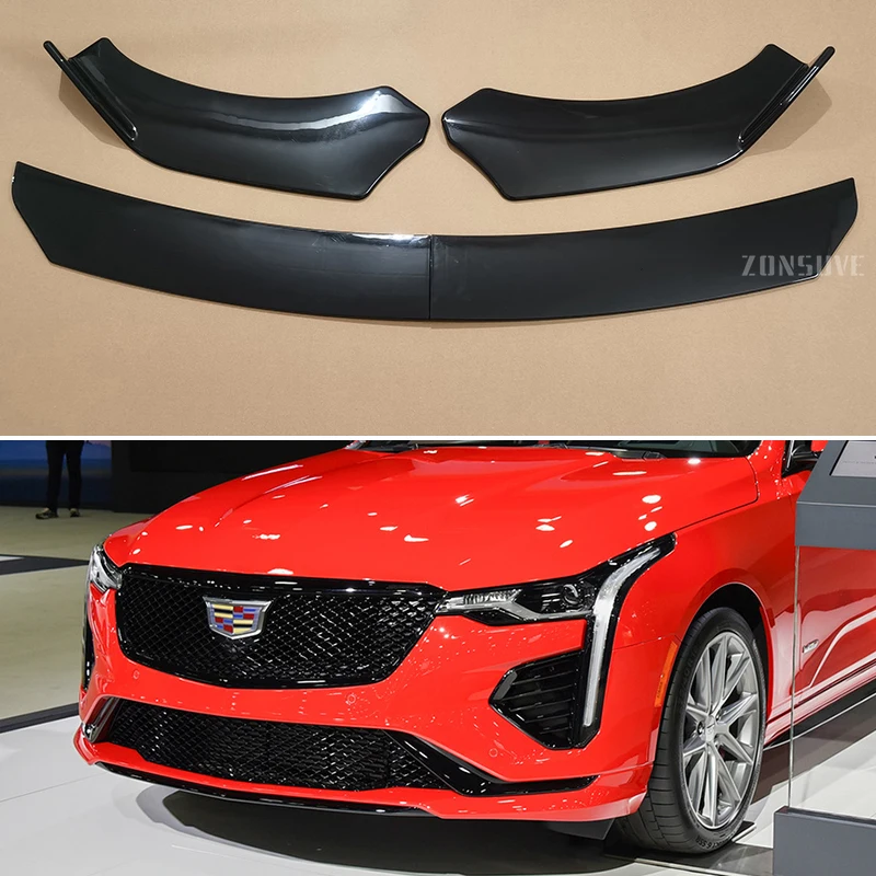 For Cadillac CT4 2019--2024 Year Front Bumper Lip Splitter Spoiler Body Kit Accessories
For Cadillac CT4 2019--2024 Year Front Bumper Lip Splitter Spoiler Body Kit Accessories