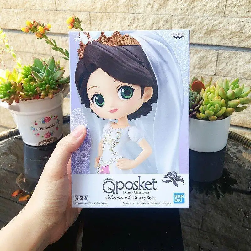 Коллекционная фигурка Bandai Disney Princess Rapunzel Qposket из ПВХ для коллекционеров, украшение для дома, подарок, свадебное платье, белое
Коллекционная фигурка Bandai Disney Princess Rapunzel Qposket из ПВХ для коллекционеров, украшение для дома, подарок, свадебное платье, белое