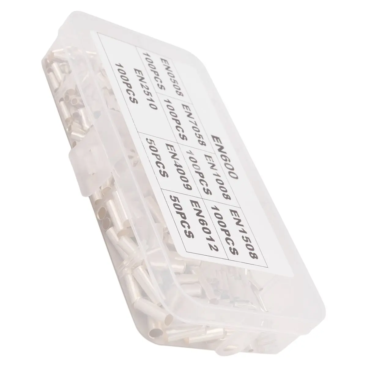 Jun.A-600Pcs 0.5mm2-6mm2 22-10 AWG Non-Insulated Wire Connector Ferrules Electrical Cable Terminal Copper Bare Tinned
Jun.A-600Pcs 0.5mm2-6mm2 22-10 AWG Non-Insulated Wire Connector Ferrules Electrical Cable Terminal Copper Bare Tinned