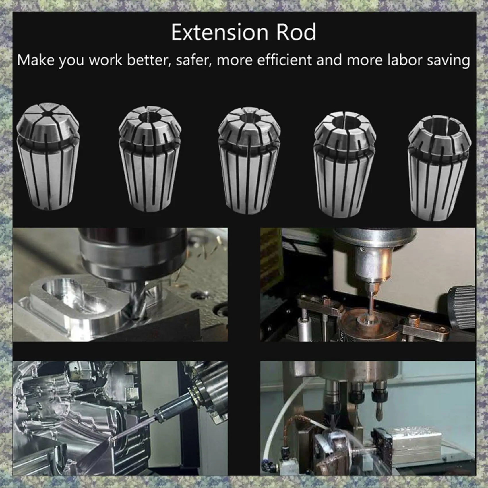 WON 1/4 Inch Shank ER16 Router Collet Adapter Extension Chuck Rod Engraving Machine Extension Rod With Spring Collet Set
WON 1/4 Inch Shank ER16 Router Collet Adapter Extension Chuck Rod Engraving Machine Extension Rod With Spring Collet Set