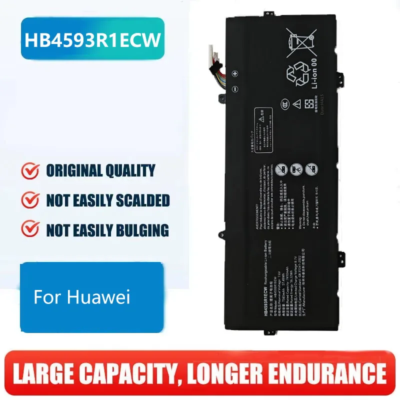 Replacement HB4593R1ECW Laptop Battery 7410mAh for Huawei Matebook X Pro i7 14 Mach-W29 2019 MACH-W19B MACH-W29C KPL-W00 KLV-W19
Replacement HB4593R1ECW Laptop Battery 7410mAh for Huawei Matebook X Pro i7 14 Mach-W29 2019 MACH-W19B MACH-W29C KPL-W00 KLV-W19