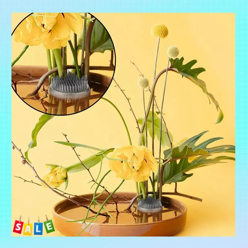 A56X Round Flower Arrangers 3 Size Floral Frogs Kenzan Silvery Kenzan (0.9In, 1.34In, 2.36In)
A56X Round Flower Arrangers 3 Size Floral Frogs Kenzan Silvery Kenzan (0.9In, 1.34In, 2.36In)