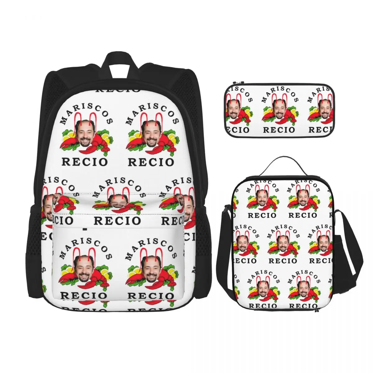 Antonio Recio Backpacks Children Bookbag School Bags Rucksack Lunch Bag Pen Bag Three-Piece Set
Antonio Recio Backpacks Children Bookbag School Bags Rucksack Lunch Bag Pen Bag Three-Piece Set