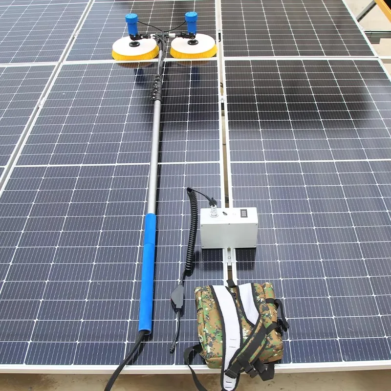 Double-Head Solar Panel & Window Glass Cleaning Robotic Machine Effective Cleaning Brush Design
Double-Head Solar Panel & Window Glass Cleaning Robotic Machine Effective Cleaning Brush Design