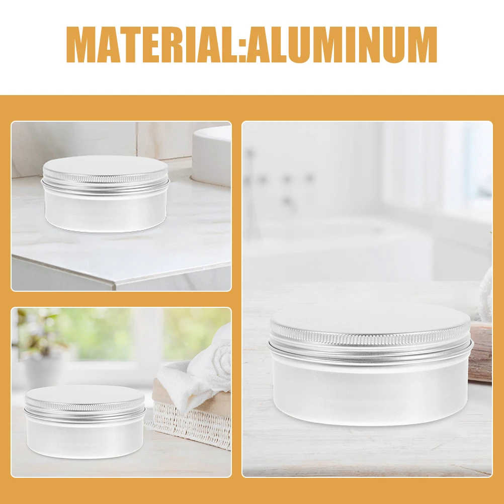 3pcs Aluminum Soap Box Empty Round Container Metal Storage Cans Makeup Cream Box With Lid For Candy Tea Candles Small Refillable
3pcs Aluminum Soap Box Empty Round Container Metal Storage Cans Makeup Cream Box With Lid For Candy Tea Candles Small Refillable