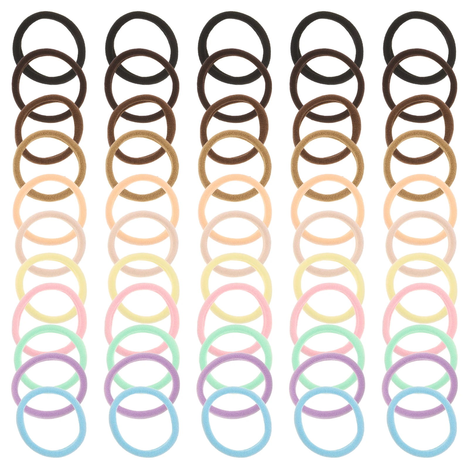 60 Pcs High Elasticity Hair Rope Mixed Colors Thick Ties Seamless Ring Cotton Soft Ponytail Holders For Women Travel Use Hair
60 Pcs High Elasticity Hair Rope Mixed Colors Thick Ties Seamless Ring Cotton Soft Ponytail Holders For Women Travel Use Hair
