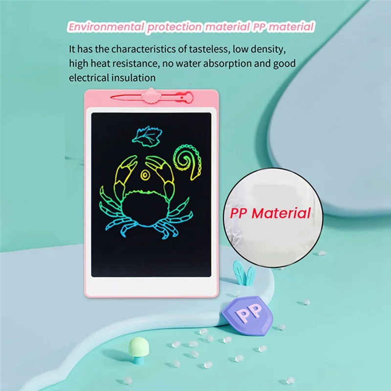 12 Inch LCD Handwriting Board Shell Graffiti Hand-Color Writing Board Eye Protection Drawing Board,Light Pink Easy To Use
12 Inch LCD Handwriting Board Shell Graffiti Hand-Color Writing Board Eye Protection Drawing Board,Light Pink Easy To Use