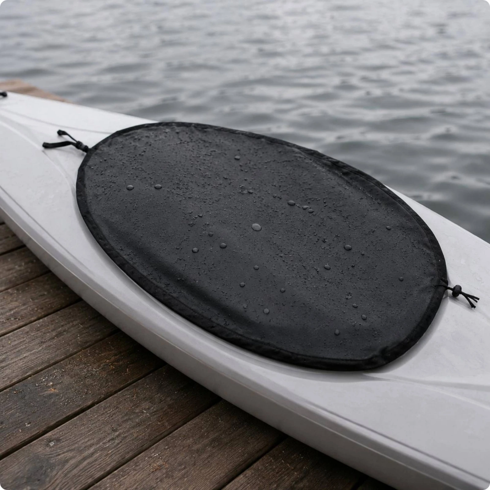 Kayak Cockpit Cover 420D Oxford Cloth Oval Cockpit Cover Water Sports Gear Silver-Coated Black Binding
Kayak Cockpit Cover 420D Oxford Cloth Oval Cockpit Cover Water Sports Gear Silver-Coated Black Binding