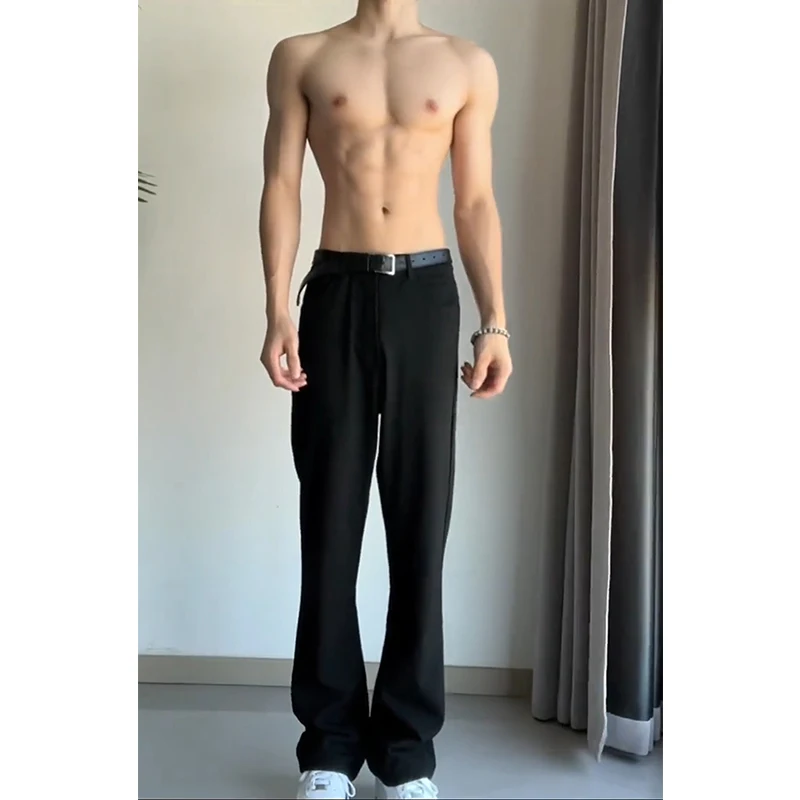 Мужские летние тонкие брюки Bla из ледяного шелка, дышащие, прямого кроя, с высокой талией, струящиеся, повседневные, из полиэфирного волокна
Мужские летние тонкие брюки Bla из ледяного шелка, дышащие, прямого кроя, с высокой талией, струящиеся, повседневные, из полиэфирного волокна