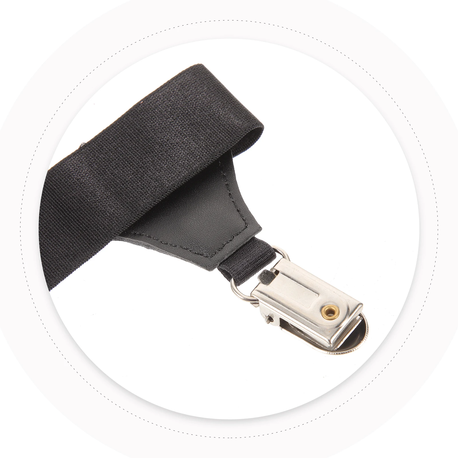 2pcs Non-slip Garter Strap for Socks Black Double-head Clamp Adjustable Keeper Leg Band Sock Holder Fixed Legwear
2pcs Non-slip Garter Strap for Socks Black Double-head Clamp Adjustable Keeper Leg Band Sock Holder Fixed Legwear