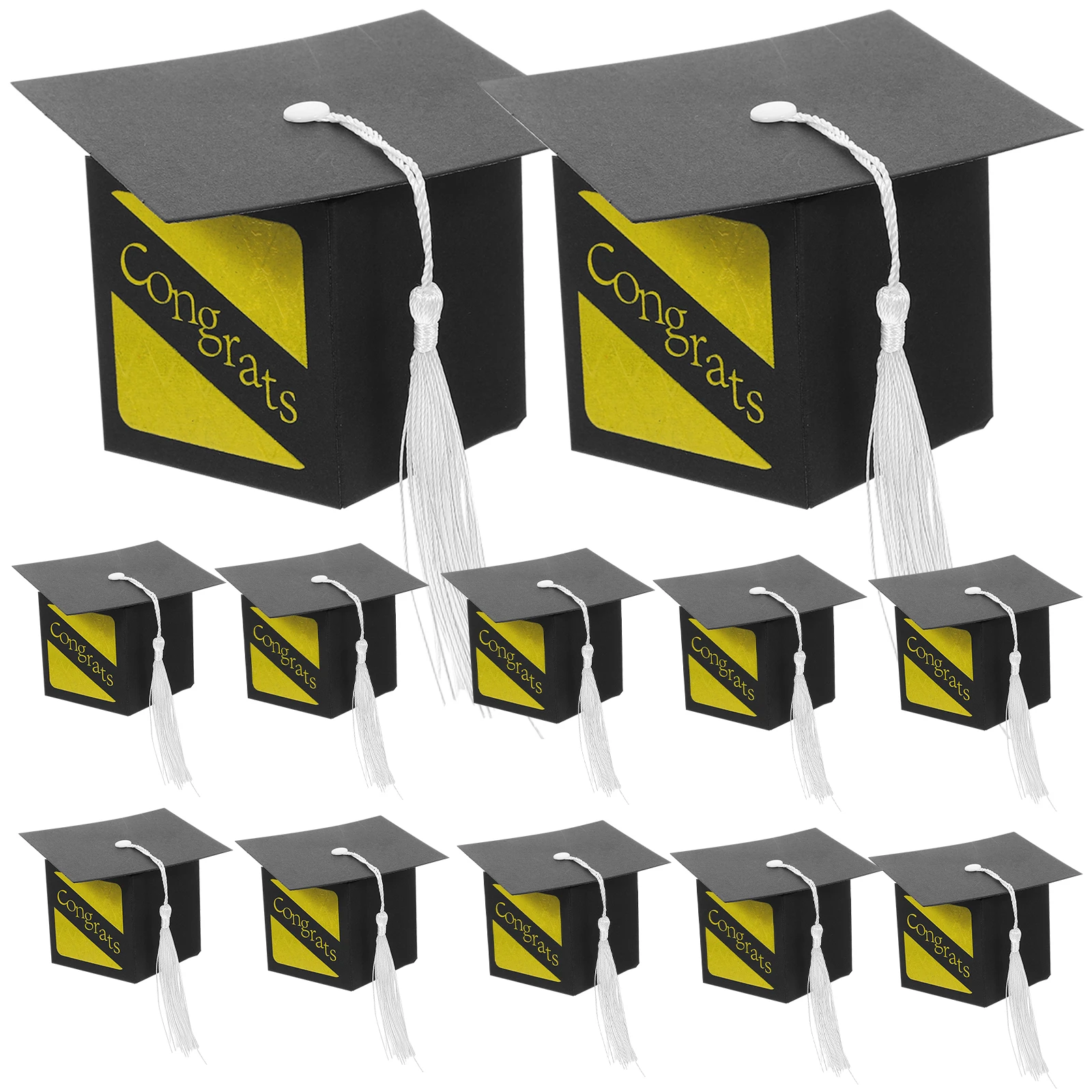 20pcs Graduation Boxes Candy Case Multi-function Paper Box Party Favors Celebration Packaging Multi-Function Paper Box Gifts
20pcs Graduation Boxes Candy Case Multi-function Paper Box Party Favors Celebration Packaging Multi-Function Paper Box Gifts