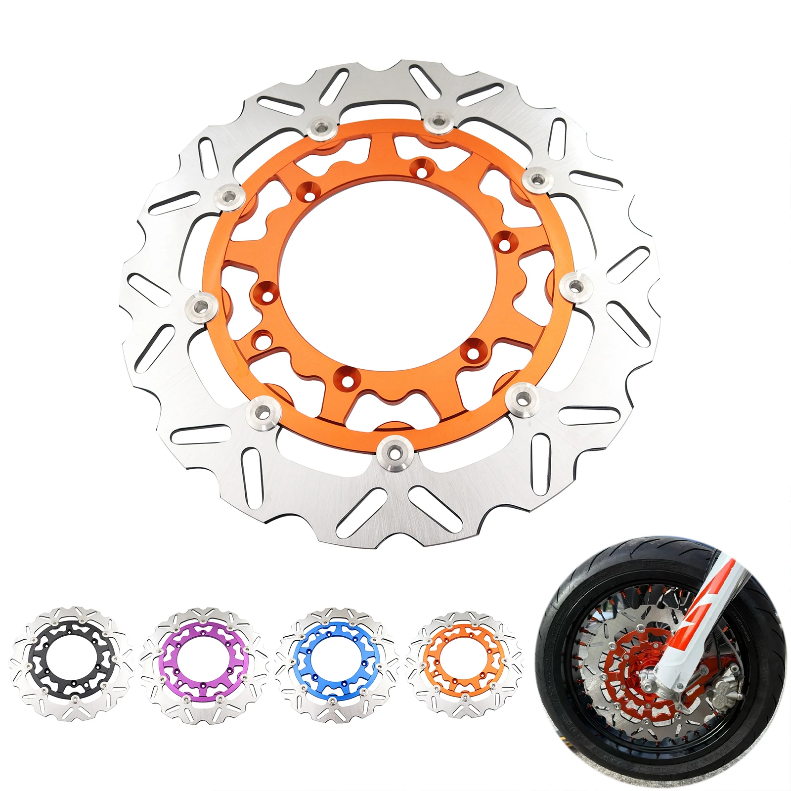 Motorcycle 320MM Front Brake Disc For KTM EXC EXCF SX SXF XC XCF XCW TPI 125 150 200 250 300 350 400 450 500 1994-2023 2022 2021
Motorcycle 320MM Front Brake Disc For KTM EXC EXCF SX SXF XC XCF XCW TPI 125 150 200 250 300 350 400 450 500 1994-2023 2022 2021