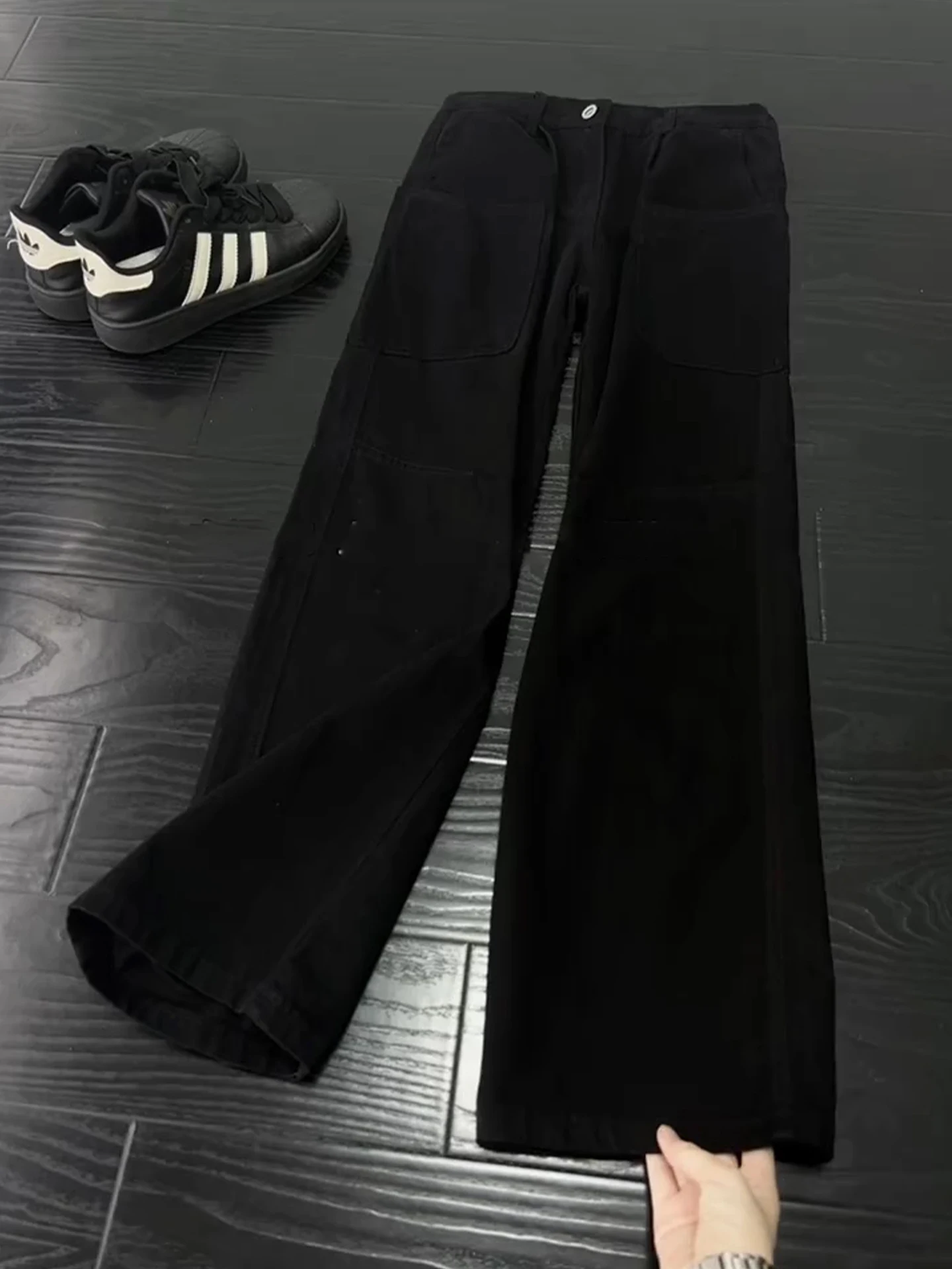 Loose Men's American High Street Knife Denim Jeans Summer Patchwork Big Pocket Workwear Trousers Casual Wide Leg Pants
Loose Men's American High Street Knife Denim Jeans Summer Patchwork Big Pocket Workwear Trousers Casual Wide Leg Pants