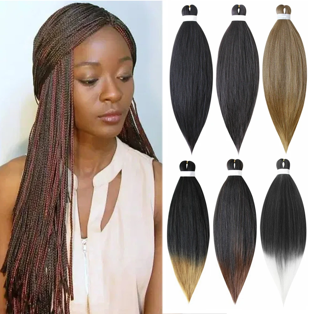 Synthetic Pre Stretched Braiding Hair Light Pink Braiding Hair Yaki Texture Hot Water Setting Professional Braids Hair 24 Inches
Synthetic Pre Stretched Braiding Hair Light Pink Braiding Hair Yaki Texture Hot Water Setting Professional Braids Hair 24 Inches