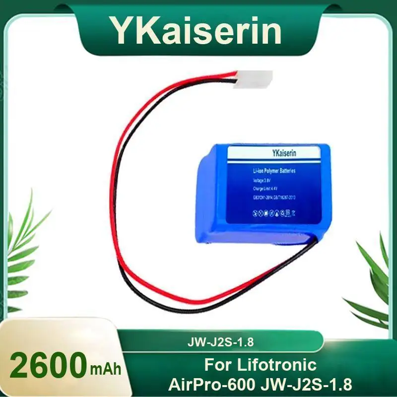 2600 мАч для Lifotronic Airpro-600 JW-J2S-1,8, быстрая доставка, аккумулятор для очистителя воздуха с продленной производительностью
2600 мАч для Lifotronic Airpro-600 JW-J2S-1,8, быстрая доставка, аккумулятор для очистителя воздуха с продленной производительностью