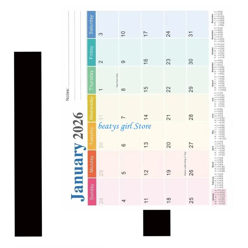 C7AB Premium Recycled Paper 2026 Wall Calendar For Language Learners Easy Mount Design Clean Aesthetic Home Organization
C7AB Premium Recycled Paper 2026 Wall Calendar For Language Learners Easy Mount Design Clean Aesthetic Home Organization