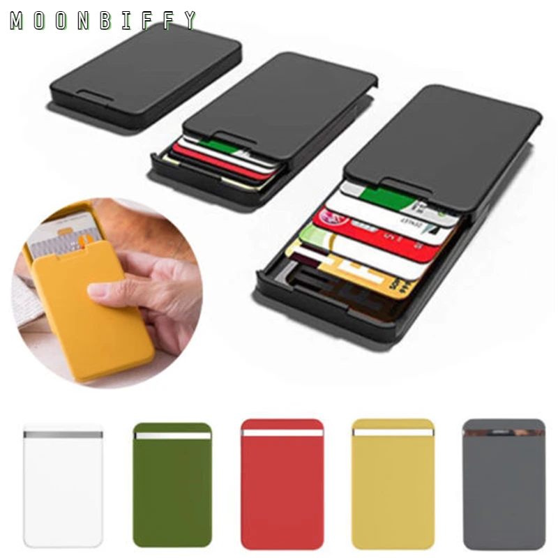 High Quality Card Holder Cash Card Holder Men's Business Wallet Credit Card Protector Reverse Pocket Wallet Anti-lost
High Quality Card Holder Cash Card Holder Men's Business Wallet Credit Card Protector Reverse Pocket Wallet Anti-lost