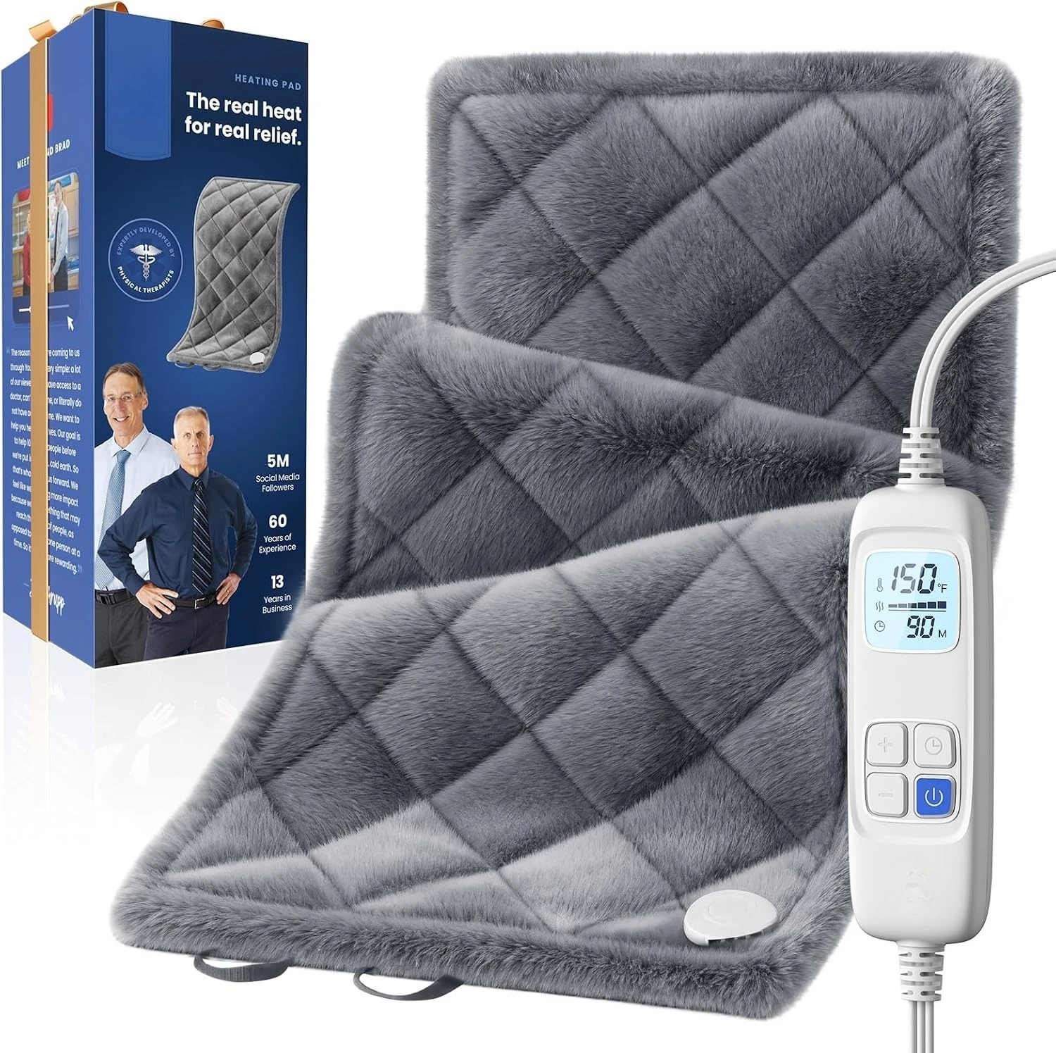 Far Infrared Weighted Heating Pad 12x24, FSA HSA Eligible Hands Free Strap, Moist Heat Auto Off Gift
Far Infrared Weighted Heating Pad 12x24, FSA HSA Eligible Hands Free Strap, Moist Heat Auto Off Gift