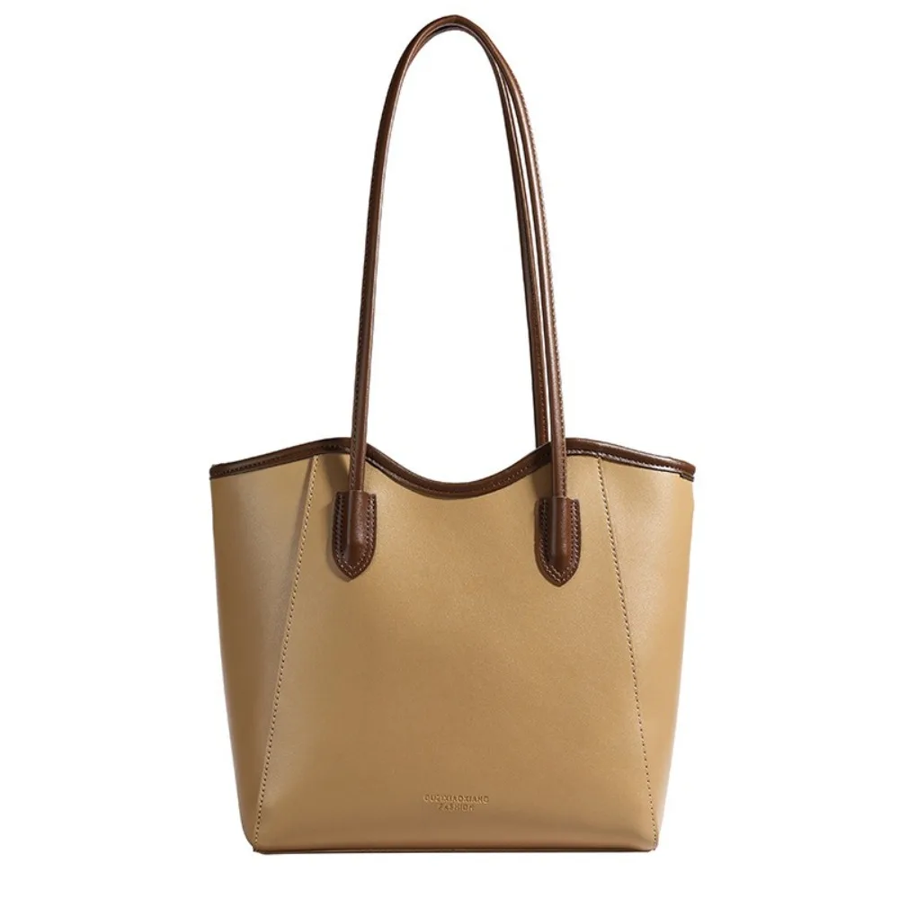 New Large Capacity Shoulder Bags PU Solid Color Tote Bag Casual Commuting Bag for Women
New Large Capacity Shoulder Bags PU Solid Color Tote Bag Casual Commuting Bag for Women