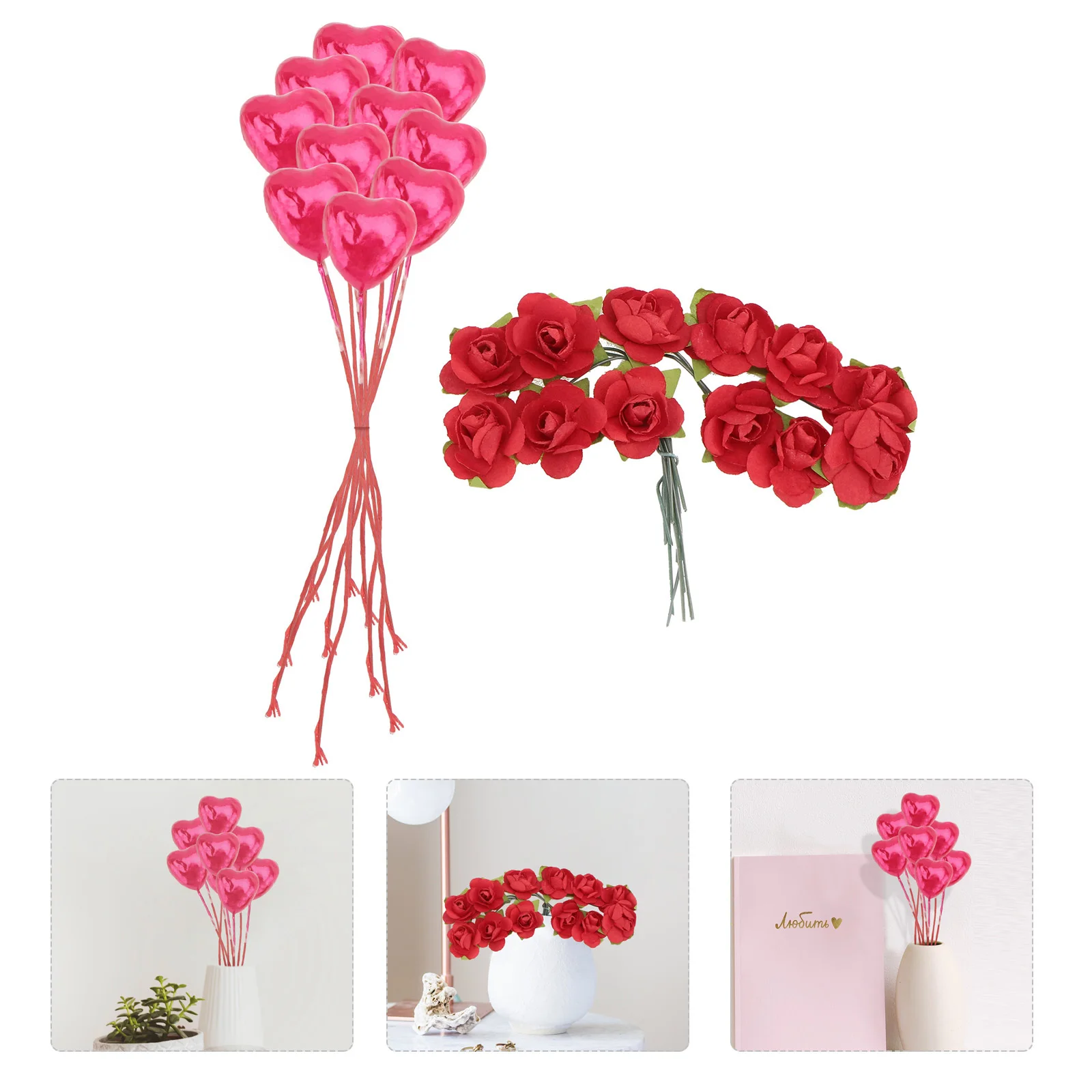22Pcs Artificial Flower Picks Simulation Rose Branch Wedding Home Party Decoration Red Realistic Plant Ornament Banquet Flower
22Pcs Artificial Flower Picks Simulation Rose Branch Wedding Home Party Decoration Red Realistic Plant Ornament Banquet Flower