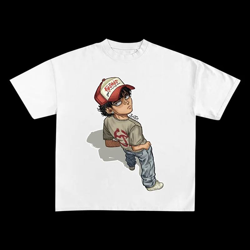 American fashion oversized street boy print t-shirt for men and women short-sleeved y2k top oversized t-shirt y2k top t shirt
American fashion oversized street boy print t-shirt for men and women short-sleeved y2k top oversized t-shirt y2k top t shirt