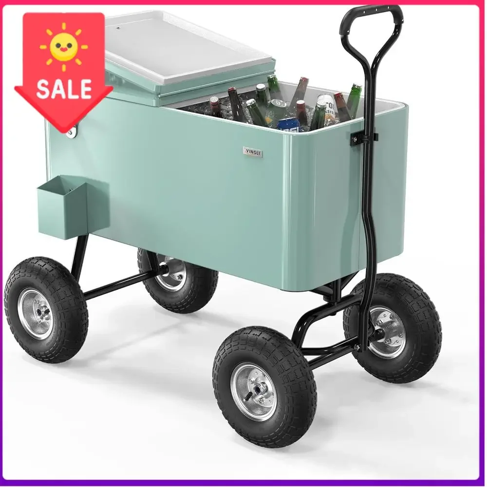 Bestseller80-Quart Rolling Cooler with Long Handle and 10 Wheels for Beach, Patio, and Outdoor Parties
Bestseller80-Quart Rolling Cooler with Long Handle and 10 Wheels for Beach, Patio, and Outdoor Parties