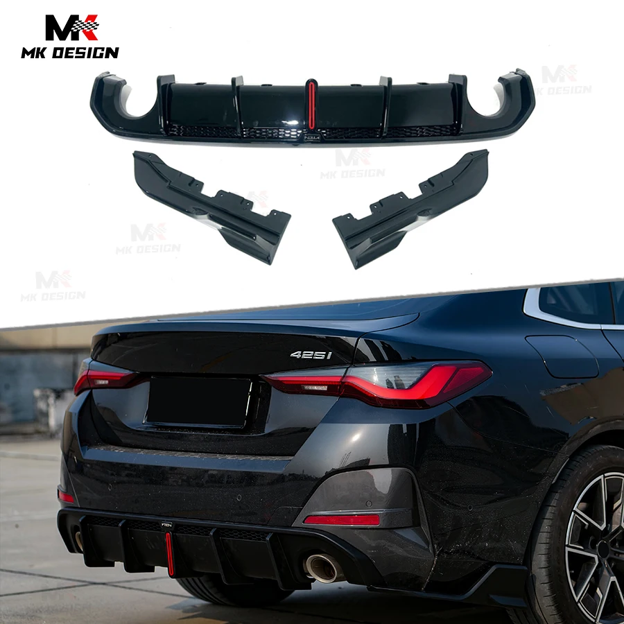 VTEN Style PP Rear Diffuser W/ LED Light for BMW 4 Series G26 Sedan 2021+ Rear Bumper Lip ABS Rear Splitters Winglets Body Kits
VTEN Style PP Rear Diffuser W/ LED Light for BMW 4 Series G26 Sedan 2021+ Rear Bumper Lip ABS Rear Splitters Winglets Body Kits