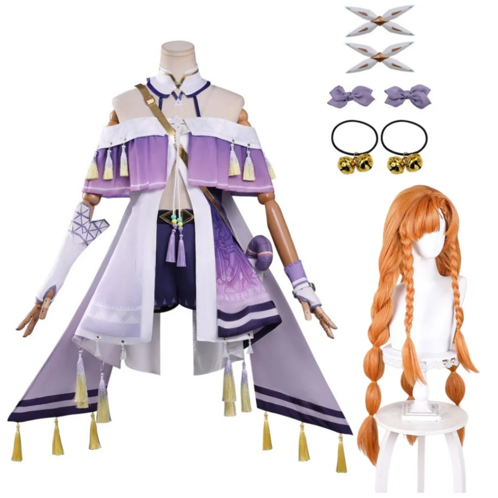 Wuthering Waves Sigrika Cosplay Costume Sigrika Dress Shorts Headwear Earrings Waist Accessories Synthetic Wig Outfit
Wuthering Waves Sigrika Cosplay Costume Sigrika Dress Shorts Headwear Earrings Waist Accessories Synthetic Wig Outfit