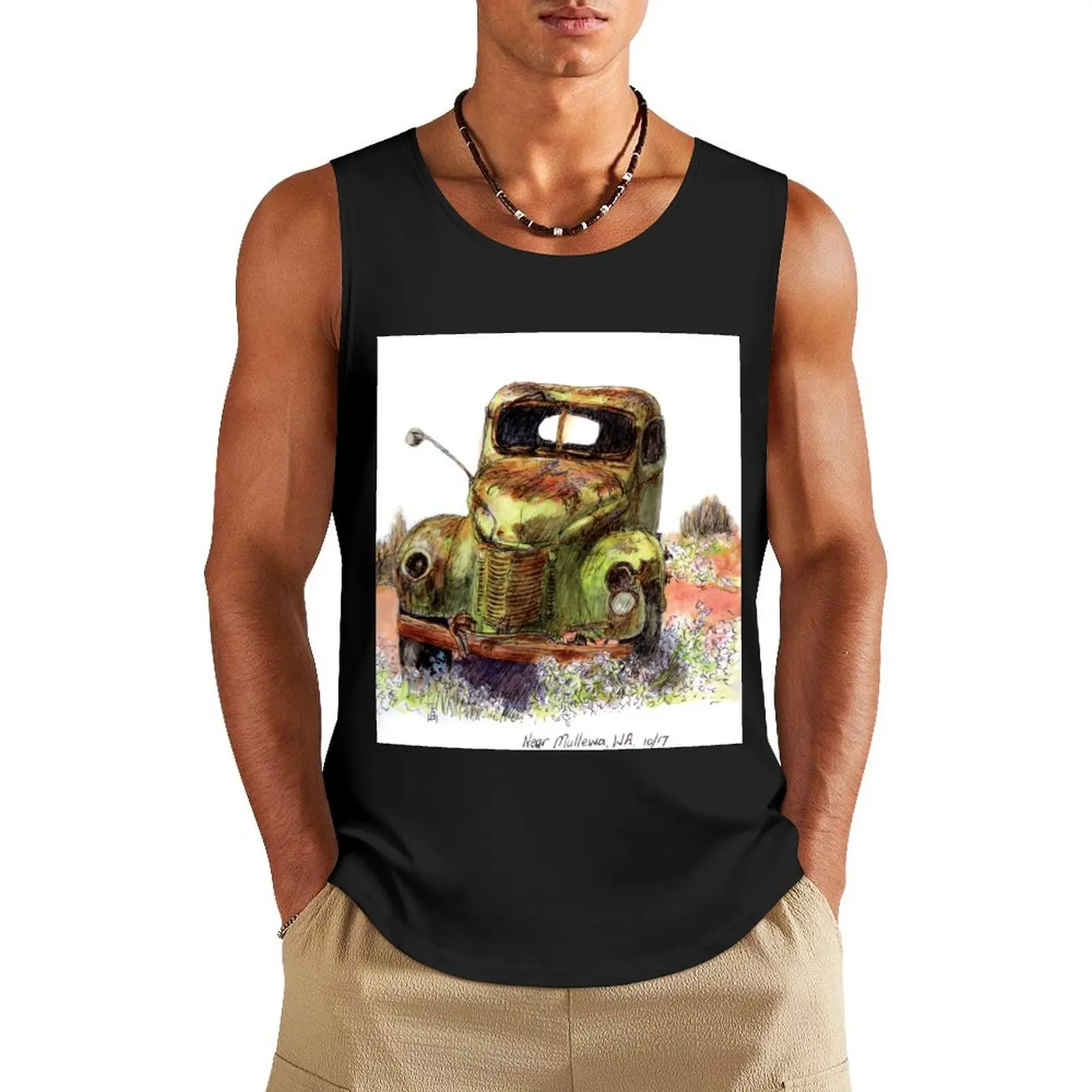 Australian Scene - International KB Series, near Mullewa, WA, Aus. Tank Top sleeveless tshirts for men Top summer muscular man
Australian Scene - International KB Series, near Mullewa, WA, Aus. Tank Top sleeveless tshirts for men Top summer muscular man