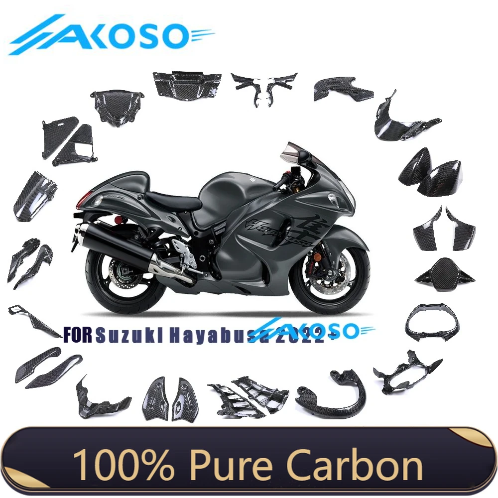 100% Full Dry Carbon Fiber Motorcycle Fairings accesorios motocicletas Kits Modification For Suzuki Hayabusa GSX1300R 2023 2024
100% Full Dry Carbon Fiber Motorcycle Fairings accesorios motocicletas Kits Modification For Suzuki Hayabusa GSX1300R 2023 2024