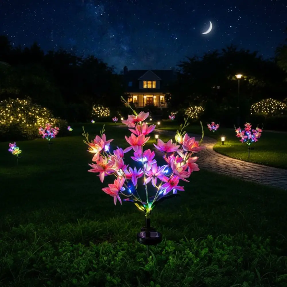 2pcs 5-Head Design Solar Saussurea Lamp Soft Warm LED Realistic Flower Shape LED Artificial Flower Light for 1.2V/600mAh
2pcs 5-Head Design Solar Saussurea Lamp Soft Warm LED Realistic Flower Shape LED Artificial Flower Light for 1.2V/600mAh