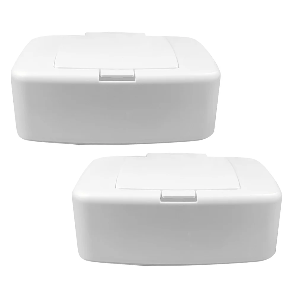 2pcs Wet Wipes Storage Box Reusable PP Plastic Dispenser Travel Container White Organizer Bathroom Bedroom Car Holder
2pcs Wet Wipes Storage Box Reusable PP Plastic Dispenser Travel Container White Organizer Bathroom Bedroom Car Holder