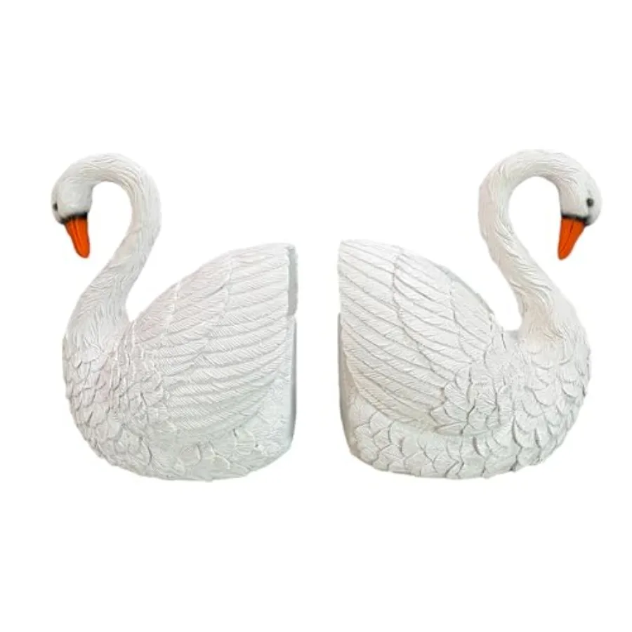 SSwan Book Ends Decorative Bookends for Shelves, Elegant Swan Bookends for Bookshelf Decor, Animal Decorative Book Stoppers for
SSwan Book Ends Decorative Bookends for Shelves, Elegant Swan Bookends for Bookshelf Decor, Animal Decorative Book Stoppers for