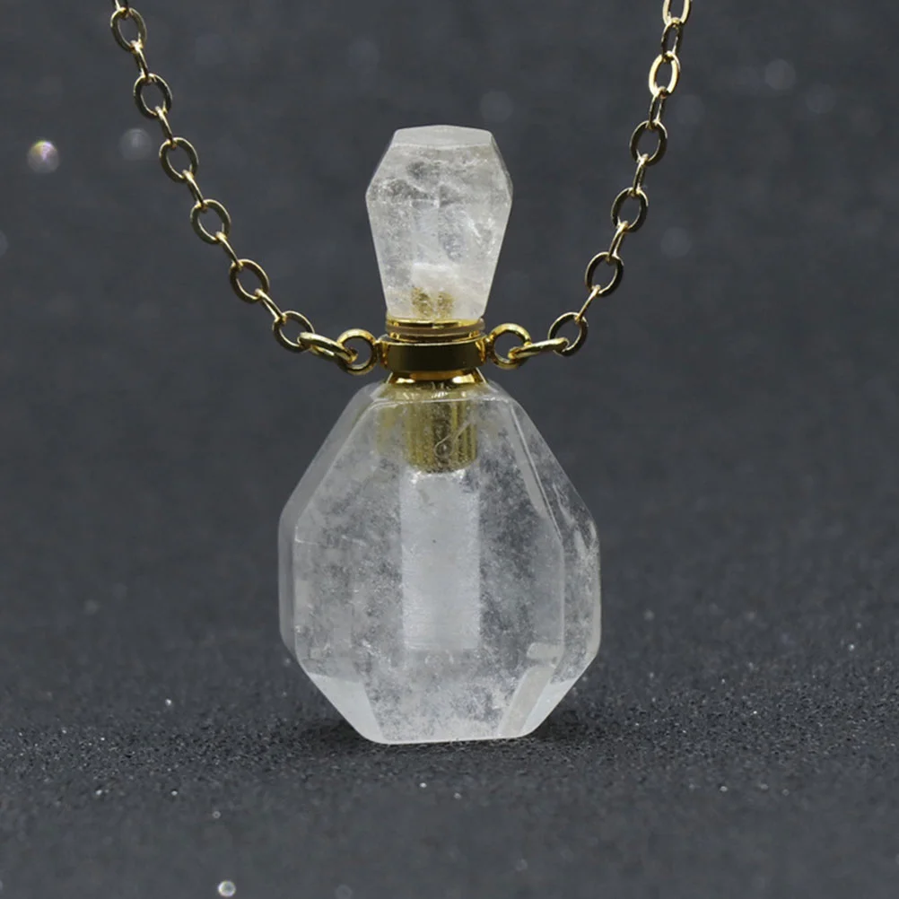 Accessories for Perfume Bottle Necklace Locket White Crystal Pendant Decorations
Accessories for Perfume Bottle Necklace Locket White Crystal Pendant Decorations