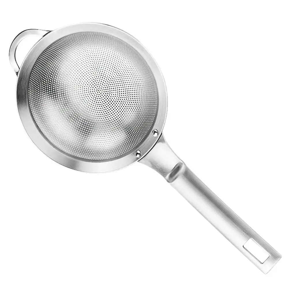 Stainless Steel Filtering Strainer Mesh Skimmer Fry Spoon Kitchen Grease Container Soy Milk Strainer Juice Oil Sifter
Stainless Steel Filtering Strainer Mesh Skimmer Fry Spoon Kitchen Grease Container Soy Milk Strainer Juice Oil Sifter