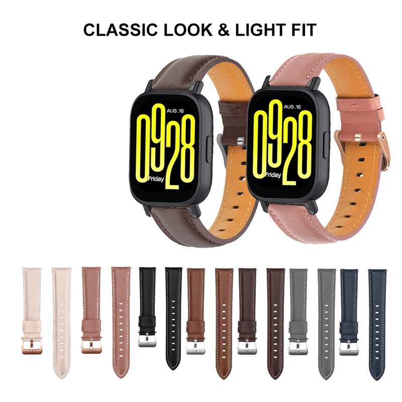 Universal 22mm Fashion Leather Band for Redmi Watch 5 Active / Redmi Watch 5 Lite Replacement Bracelet Strap
Universal 22mm Fashion Leather Band for Redmi Watch 5 Active / Redmi Watch 5 Lite Replacement Bracelet Strap