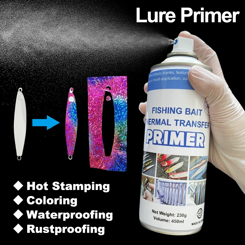 White Primer for Fishing Lure Bait Jig Spoon Base Coat for Hot Stamping Foil Paint Coating Heat Transfer Fish Lures Car Painting
White Primer for Fishing Lure Bait Jig Spoon Base Coat for Hot Stamping Foil Paint Coating Heat Transfer Fish Lures Car Painting