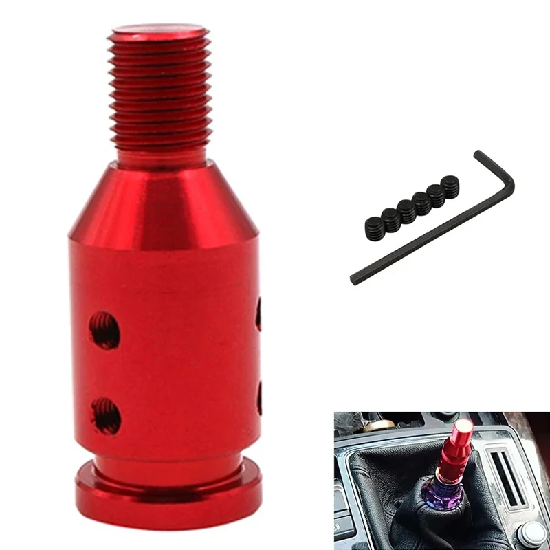 Universal Aluminum Gear Shift Knob Thread Adapter for Non Threaded Shifters 12x1.25mm Car Modified Accessories
Universal Aluminum Gear Shift Knob Thread Adapter for Non Threaded Shifters 12x1.25mm Car Modified Accessories