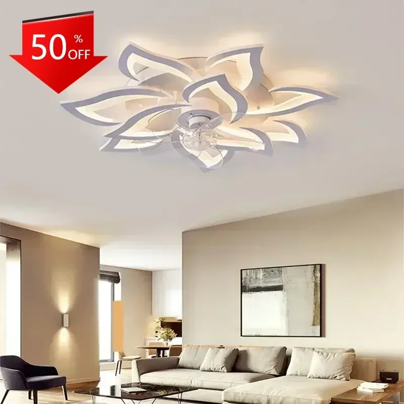 2025 Modern Nordic Creative Ceiling Fan + LED Intelligent Remote Control Adjustment Indoor Lighting for Living Room Fan Ceiling
2025 Modern Nordic Creative Ceiling Fan + LED Intelligent Remote Control Adjustment Indoor Lighting for Living Room Fan Ceiling