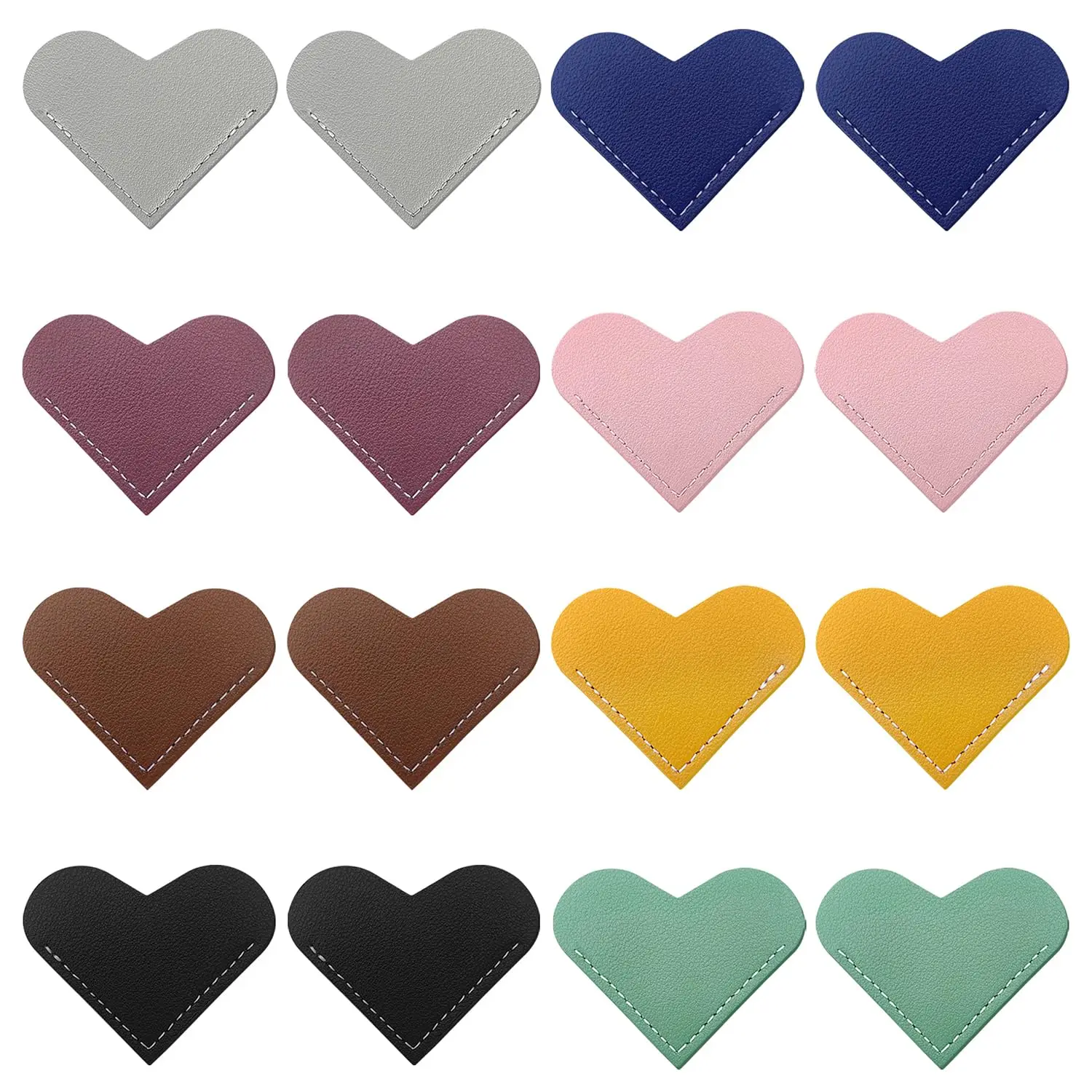 1pc PU Leather Bookmark Heart Bookmark Mini-portable Gift Heart Bookmark Cute Corner Page Book Marks for Book Lovers Teachers
1pc PU Leather Bookmark Heart Bookmark Mini-portable Gift Heart Bookmark Cute Corner Page Book Marks for Book Lovers Teachers