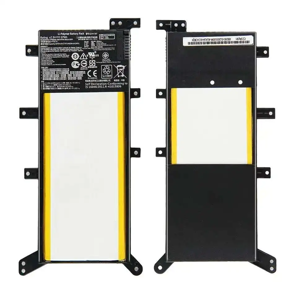 Battery for ASUS Notebook X Series X556UF X554L X555L X555LB X540 X540L A580U X580U K53 K53E X54C X455 X455L T100HA-FU006T
Battery for ASUS Notebook X Series X556UF X554L X555L X555LB X540 X540L A580U X580U K53 K53E X54C X455 X455L T100HA-FU006T