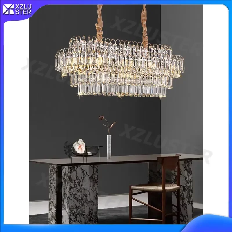 XZLUSTER Luxury European Crystal Chandelier K9 Glass Ceiling Lamp For Living Room Dining Room Bedroom Study Hotel Lobby
XZLUSTER Luxury European Crystal Chandelier K9 Glass Ceiling Lamp For Living Room Dining Room Bedroom Study Hotel Lobby