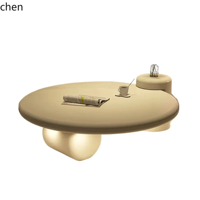 YFY creative coffee table living room household cream style small apartment round very simple ins He tea table
YFY creative coffee table living room household cream style small apartment round very simple ins He tea table