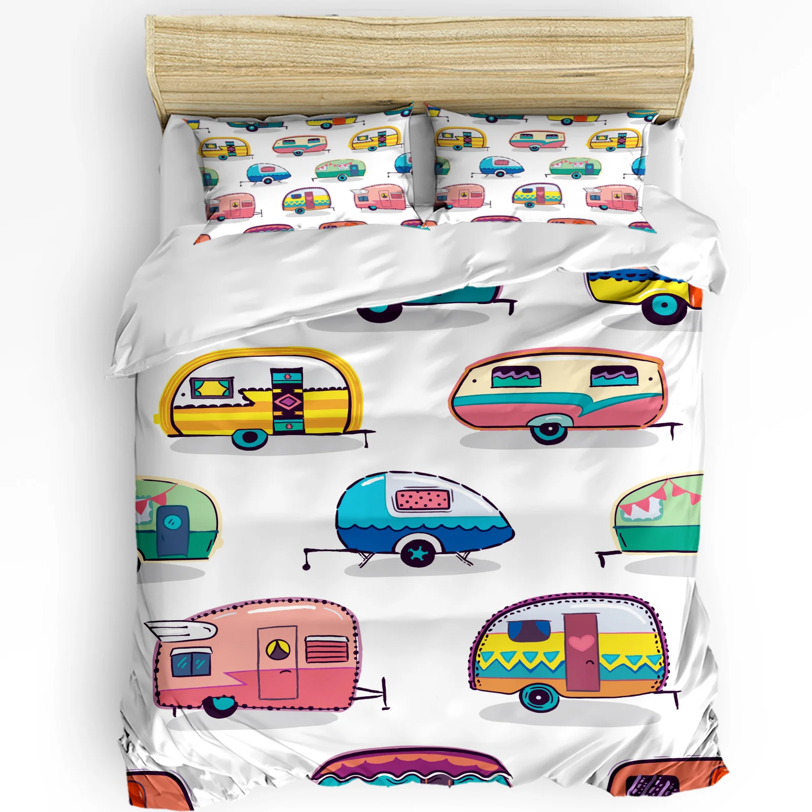 Cute Cartoon Car 3pcs Duvet Cover Set with Pillow Case Double Comforter Bedding Set Quilt Cover Couple Bed
Cute Cartoon Car 3pcs Duvet Cover Set with Pillow Case Double Comforter Bedding Set Quilt Cover Couple Bed