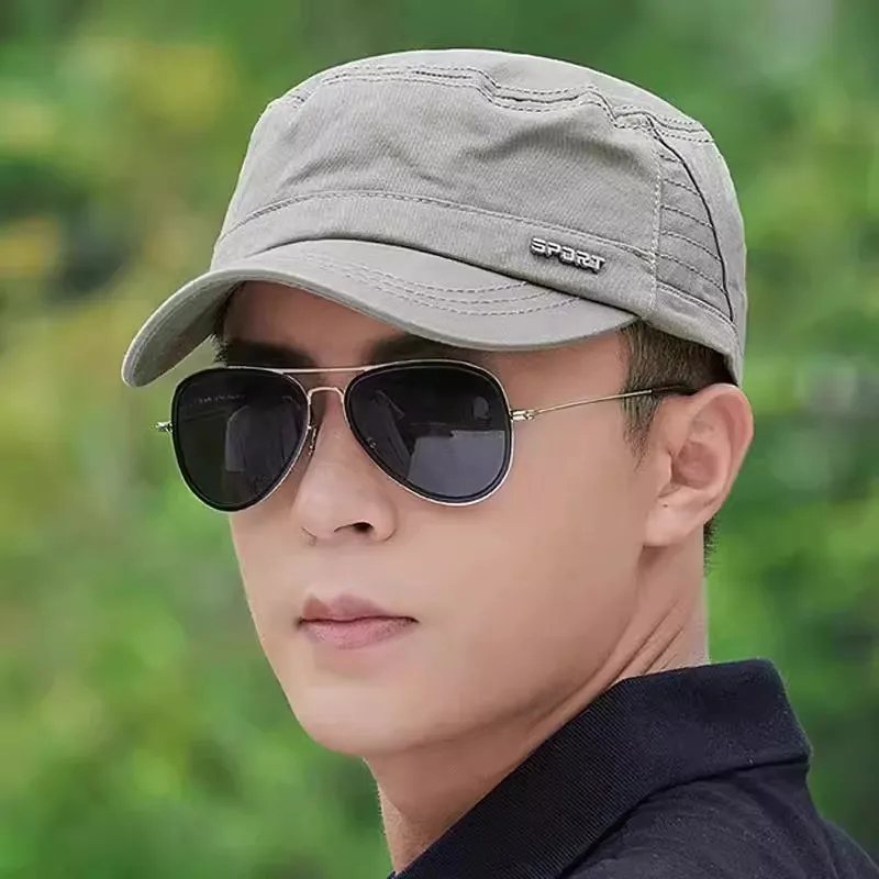 Unisex Flat Top Baseball Cap Short Brim Casual Versatile Summer Sun Protection All Seasons New Style Hat for Travel And Leisure
Unisex Flat Top Baseball Cap Short Brim Casual Versatile Summer Sun Protection All Seasons New Style Hat for Travel And Leisure