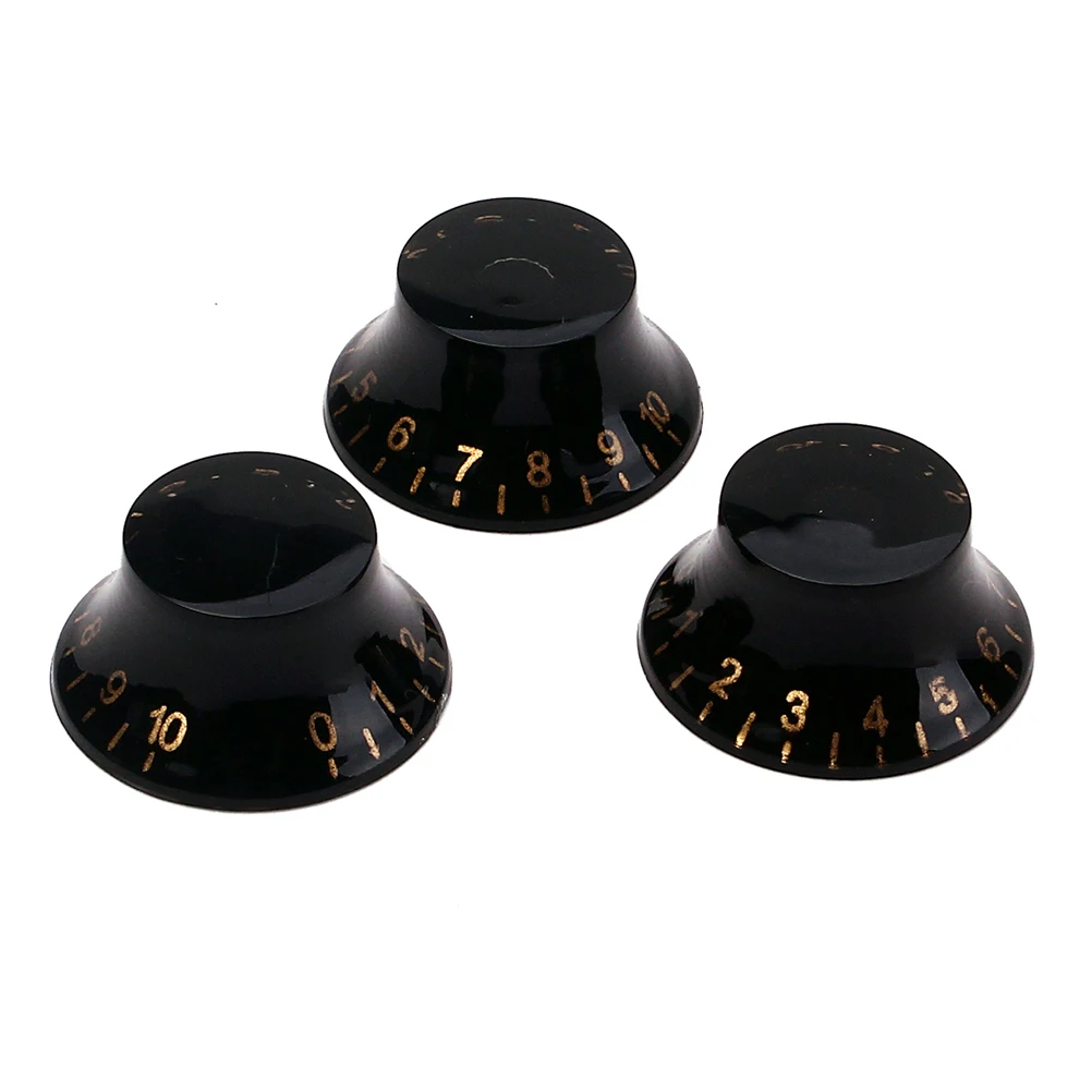 3Pcs Round Guitar Knobs Volume Tone Control Caps for Electric Guitar Replacement Premium Plastic Rotary Knobs Style
3Pcs Round Guitar Knobs Volume Tone Control Caps for Electric Guitar Replacement Premium Plastic Rotary Knobs Style
